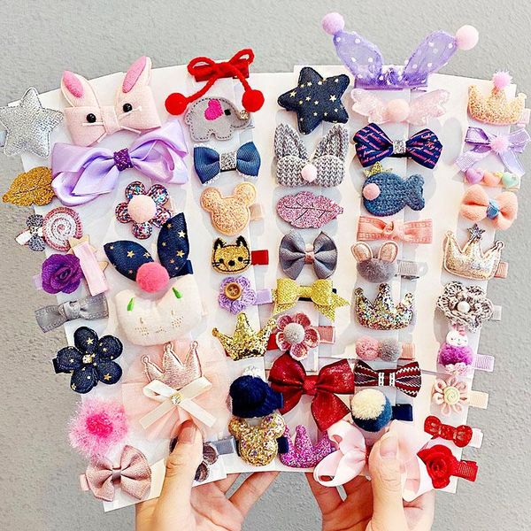 hair accessories 18pcs/set girls cute solid cartoon bow set kids sweet headband clips scrunchie bands fashion headwear, Slivery;white
hair accessories 18pcs/set girls cute solid cartoon bow set kids sweet headband clips scrunchie bands fashion headwear, Slivery;white