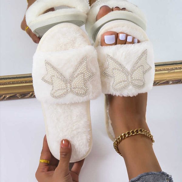 new women's fur slippers women's winter warm shoes large size home slippers plush women's indoor warm fluffy cotton shoes 202, Black
new women's fur slippers women's winter warm shoes large size home slippers plush women's indoor warm fluffy cotton shoes 202, Black