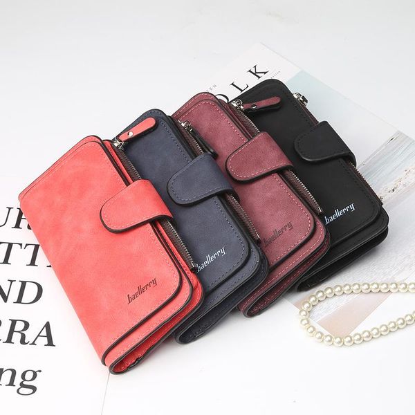 wallets baellerry wallet women leather luxury card holder clutch casual zipper coin pocket ladies female purse long money bags, Red;black
wallets baellerry wallet women leather luxury card holder clutch casual zipper coin pocket ladies female purse long money bags, Red;black