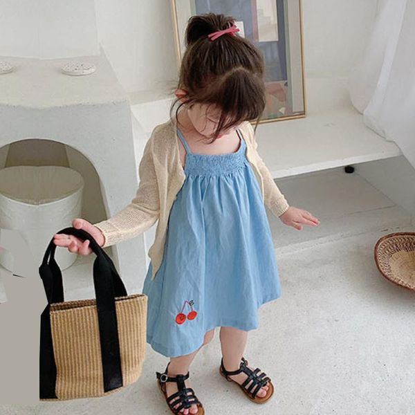 girl's dresses girls summer dress cartoon embroidered 2-7 years old baby fashion casual back band princess childr clothing, Red;yellow
girl's dresses girls summer dress cartoon embroidered 2-7 years old baby fashion casual back band princess childr clothing, Red;yellow