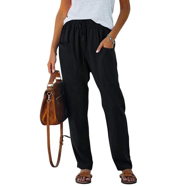 harajuku black casual drawstring elastic waist woman pants with pockets femme pantalon spodnie damskie vetement xl women's & capris, Black;white
harajuku black casual drawstring elastic waist woman pants with pockets femme pantalon spodnie damskie vetement xl women's & capris, Black;white