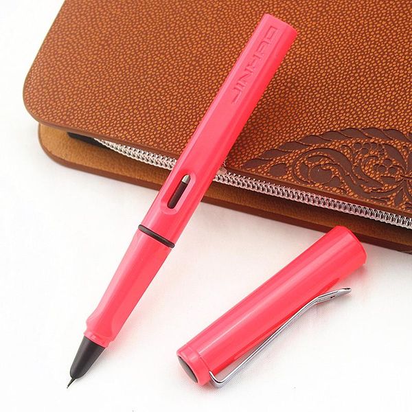 fountain pens jinhao pink pen 0.38/0.8 iraurita nib luxury calligraphy ink teacher gift writing school office 599
fountain pens jinhao pink pen 0.38/0.8 iraurita nib luxury calligraphy ink teacher gift writing school office 599