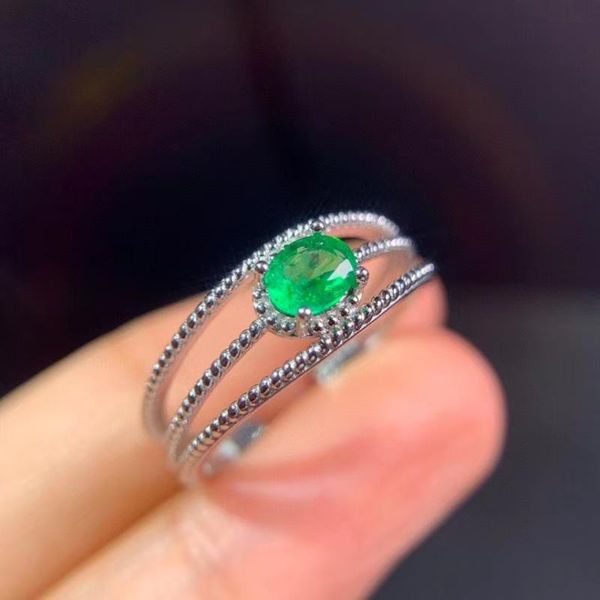 cluster rings natural gemstone ring green emerald z 925 sterling silver trendy flowers adjustable women's girl jewelry, Golden;silver
cluster rings natural gemstone ring green emerald z 925 sterling silver trendy flowers adjustable women's girl jewelry, Golden;silver