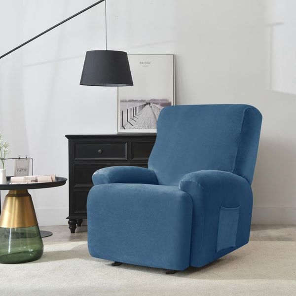 chair covers 4 pieces soft velvet recliner sofa cover for living room blue elastic reclining protection lazy armchair
chair covers 4 pieces soft velvet recliner sofa cover for living room blue elastic reclining protection lazy armchair