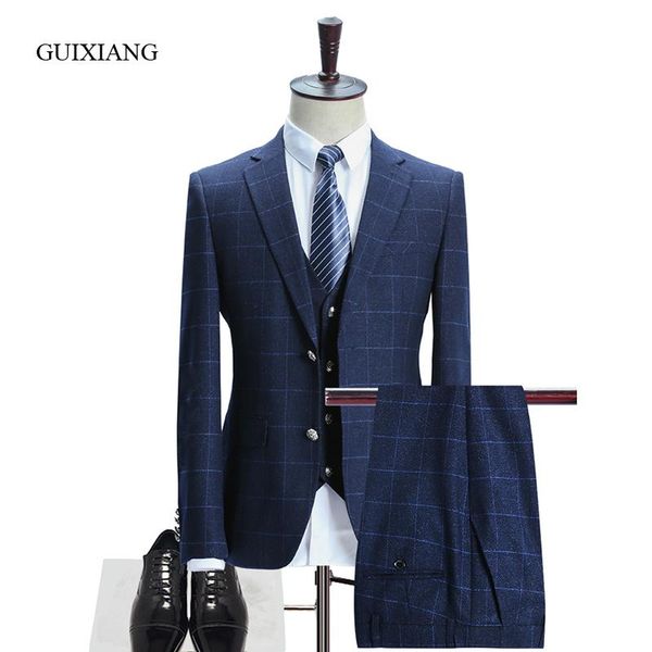 style men's boutique suits high-end high-quality business casual slim plaid men suits(jacket, vest and pants) s-3xl & blazers, White;black
style men's boutique suits high-end high-quality business casual slim plaid men suits(jacket, vest and pants) s-3xl & blazers, White;black