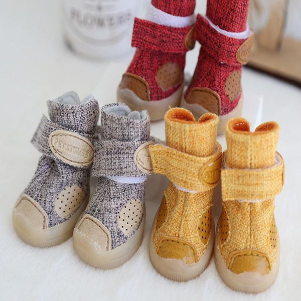 dog apparel 2021 pet shoes autumn winter warm 4pcs/set soft puppy boots anti slip outdoor casual sneakers for cats supplies
dog apparel 2021 pet shoes autumn winter warm 4pcs/set soft puppy boots anti slip outdoor casual sneakers for cats supplies