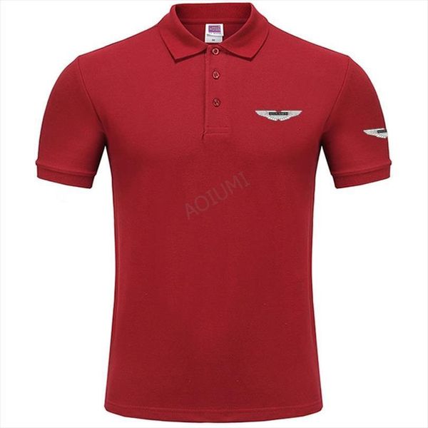 summer cotton short sleeve aston men polo martin shirt brands sports jerseys, White;black
summer cotton short sleeve aston men polo martin shirt brands sports jerseys, White;black