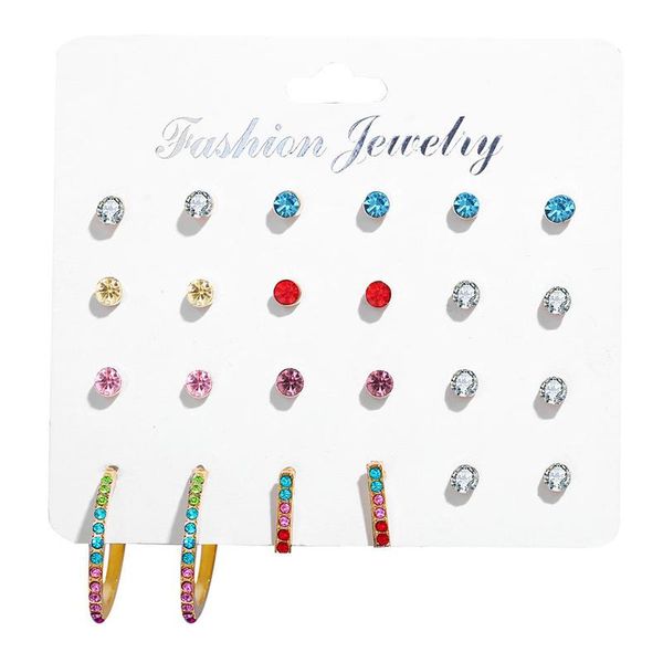pairs luxury rainbow cz earrings colorful tiny round cubic zircon crystal stud for women ear studs jewelry oorbellen, Golden;silver
pairs luxury rainbow cz earrings colorful tiny round cubic zircon crystal stud for women ear studs jewelry oorbellen, Golden;silver