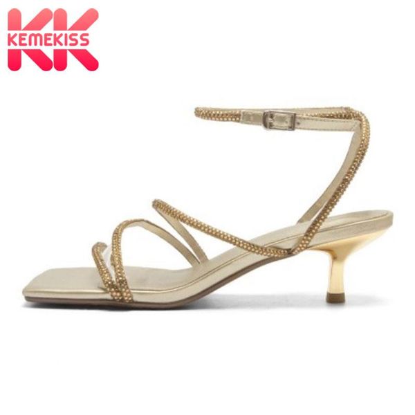 kemekiss sandals for women open toe thin heels buckle strap rhinestone summer female street party shoes footwear size 33-41, Black
kemekiss sandals for women open toe thin heels buckle strap rhinestone summer female street party shoes footwear size 33-41, Black