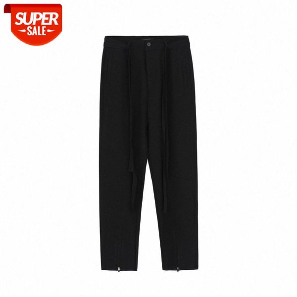 zipper slit casual suit pants men's street style loose straight leg #m25b, Black
zipper slit casual suit pants men's street style loose straight leg #m25b, Black