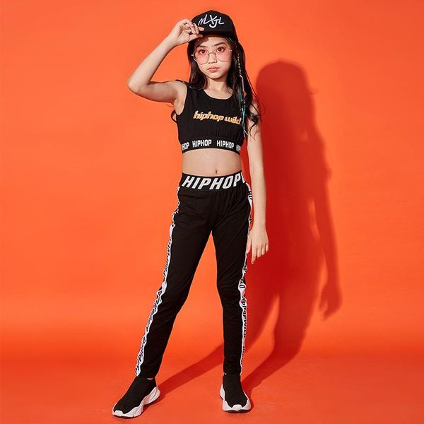 stage wear girls 2-piece dance outfits athletic cropped tank and legging pants tracksuits set, Black;red
stage wear girls 2-piece dance outfits athletic cropped tank and legging pants tracksuits set, Black;red