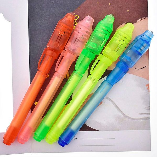 highlighters creative magic uv light white refill invisible ink pen random color for kids school supplies, Black;red
highlighters creative magic uv light white refill invisible ink pen random color for kids school supplies, Black;red
