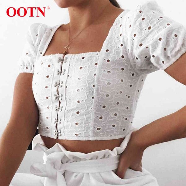ootn casual square neck white shirt women blouse hollow out embroidery crop summer short sleeve female cotton 210413
ootn casual square neck white shirt women blouse hollow out embroidery crop summer short sleeve female cotton 210413