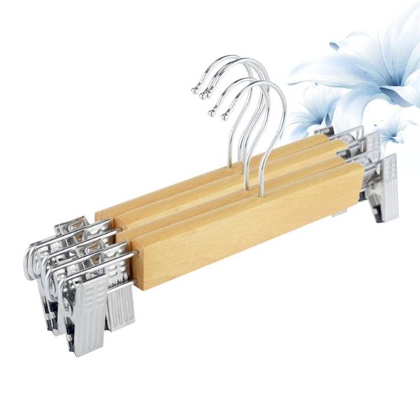 hangers & racks 5pcs natural wood 11" bottom with adjustable clips wooden pant skirt
hangers & racks 5pcs natural wood 11" bottom with adjustable clips wooden pant skirt