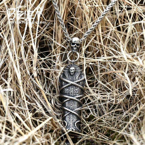 pendant necklaces beier arrive stainless steel mummy men skull punk necklace halloween chain fashion gift jewelry bp8-572, Silver
pendant necklaces beier arrive stainless steel mummy men skull punk necklace halloween chain fashion gift jewelry bp8-572, Silver