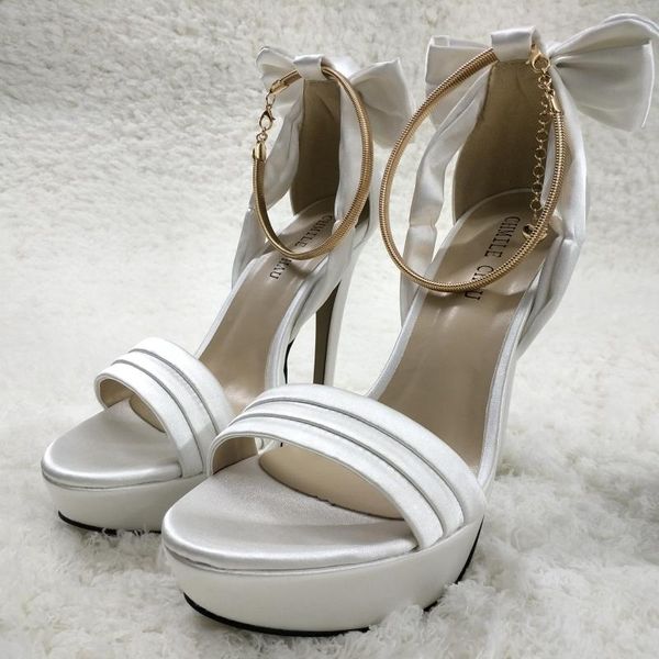 women stiletto high heel sandal iron chain open toe platform bowing ivory satin wedding bridals party lady shoe 3463sl-f sandals, Black
women stiletto high heel sandal iron chain open toe platform bowing ivory satin wedding bridals party lady shoe 3463sl-f sandals, Black