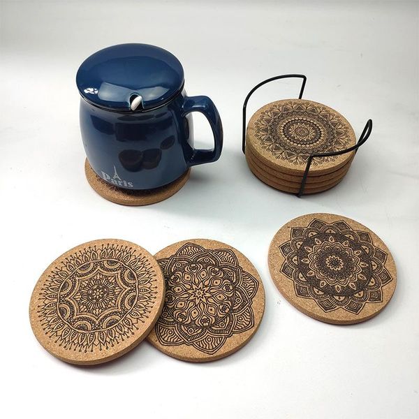 mats & pads wood round cup mat bowl pad heat insulation mandala flower cork bracket set home decoration tableware 10x0.5cm 10x0.7cm
mats & pads wood round cup mat bowl pad heat insulation mandala flower cork bracket set home decoration tableware 10x0.5cm 10x0.7cm