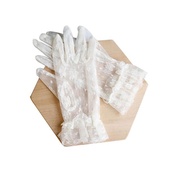 bridal gloves bride wedding lace embroidered short mesh dress mittens cosplay costume for woman beige 1pair, White
bridal gloves bride wedding lace embroidered short mesh dress mittens cosplay costume for woman beige 1pair, White