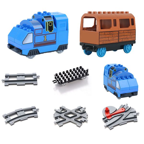 Big Size Railway Transport Assemble Building Blocks Track Set Compatible Big Size Train Brick Home Interactive Toys For Children
Big Size Railway Transport Assemble Building Blocks Track Set Compatible Big Size Train Brick Home Interactive Toys For Children