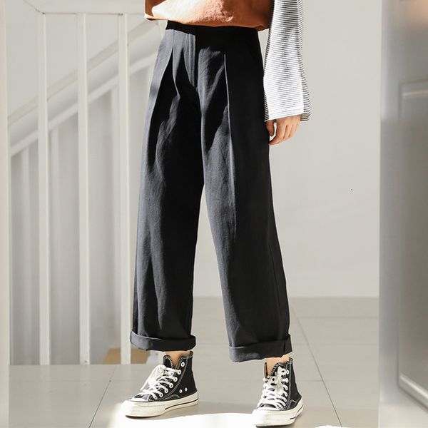 wide leg pants women white high waist streetwear straight female sweatpant spring summer pockets cotton trousers, Black;white
wide leg pants women white high waist streetwear straight female sweatpant spring summer pockets cotton trousers, Black;white