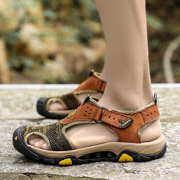sandals mens summer beach vacation travel genuine leather men fashion breathable for outdoor casual sneakers, Black
sandals mens summer beach vacation travel genuine leather men fashion breathable for outdoor casual sneakers, Black
