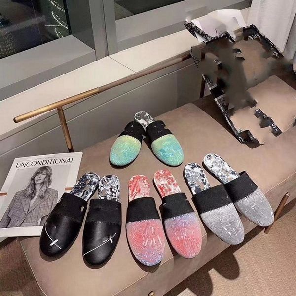 slippers spring and summer fashion temperament ladies slippers sandals high-end sheepskin with gauze ata4, Black
slippers spring and summer fashion temperament ladies slippers sandals high-end sheepskin with gauze ata4, Black