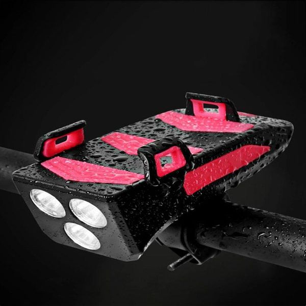 bike light front set multifunction 4 in 1, usb rechargeable bicycle led headlight mobile phone holder, power (4000 mah) lights
bike light front set multifunction 4 in 1, usb rechargeable bicycle led headlight mobile phone holder, power (4000 mah) lights