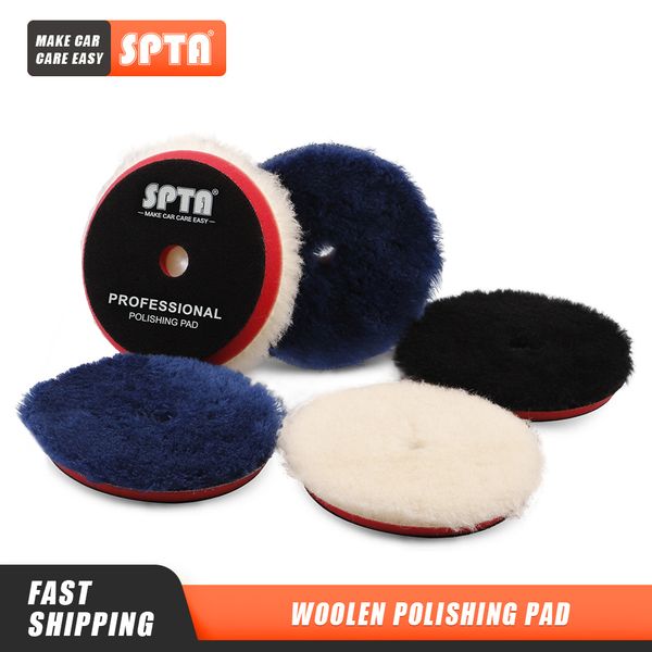spta 3inch(80mm)/5inch(125mm)/6inch(150mm) wool polishing pads high density lambs woollen polish buffing pad for car polisher
spta 3inch(80mm)/5inch(125mm)/6inch(150mm) wool polishing pads high density lambs woollen polish buffing pad for car polisher