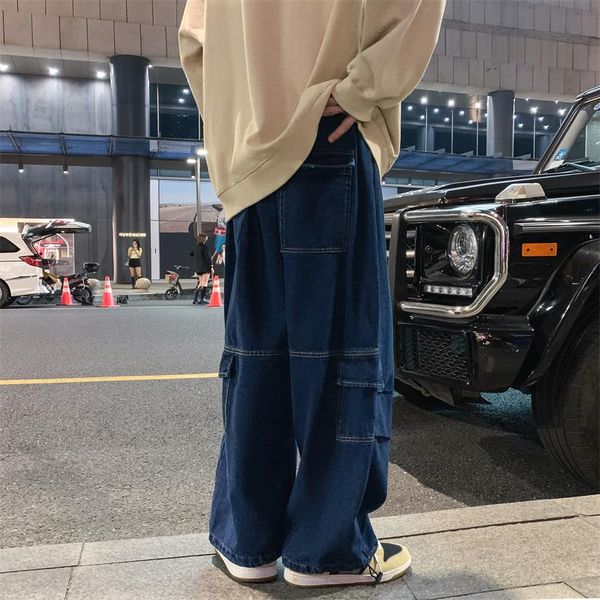 men's jeans patchwork blue cargo oversized wide leg trousers men muti-pockets hip hop streetwear 90s vintage fashion pants
men's jeans patchwork blue cargo oversized wide leg trousers men muti-pockets hip hop streetwear 90s vintage fashion pants