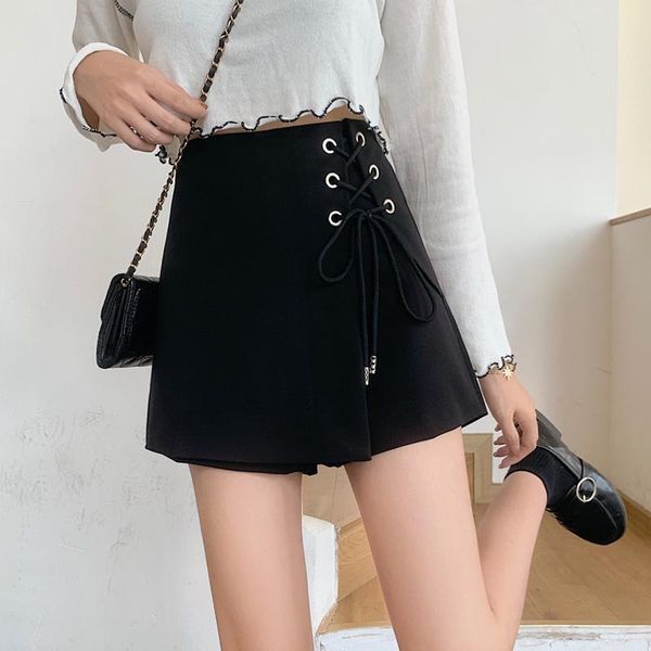 women's shorts women high-waisted trousers black autumn loose casual pants ropa mujer, White;black
women's shorts women high-waisted trousers black autumn loose casual pants ropa mujer, White;black