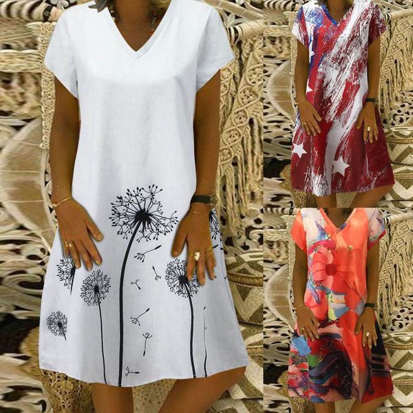 casual dresses womens summer printed v-neck ladies dress beach short sleeve robe femme vestidos mujer verano 2021 vestido de, Black;gray
casual dresses womens summer printed v-neck ladies dress beach short sleeve robe femme vestidos mujer verano 2021 vestido de, Black;gray