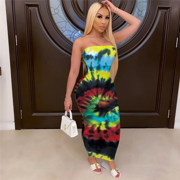 casual dresses women tie-dye slim fit dress ladies boho strapless long maxi evening party beach bodycon sundress, Black;gray
casual dresses women tie-dye slim fit dress ladies boho strapless long maxi evening party beach bodycon sundress, Black;gray