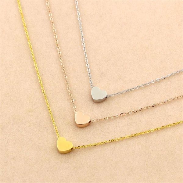 pendant necklaces martick romantic heart shape necklace stainless steel gold color love statement jewelry p149, Silver
pendant necklaces martick romantic heart shape necklace stainless steel gold color love statement jewelry p149, Silver