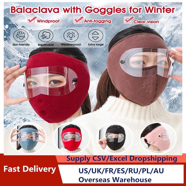 cycling mask winter windproof sports outdoor keep warmth full face ski fishing skiing hat headwear with goggles hats, Black;white
cycling mask winter windproof sports outdoor keep warmth full face ski fishing skiing hat headwear with goggles hats, Black;white