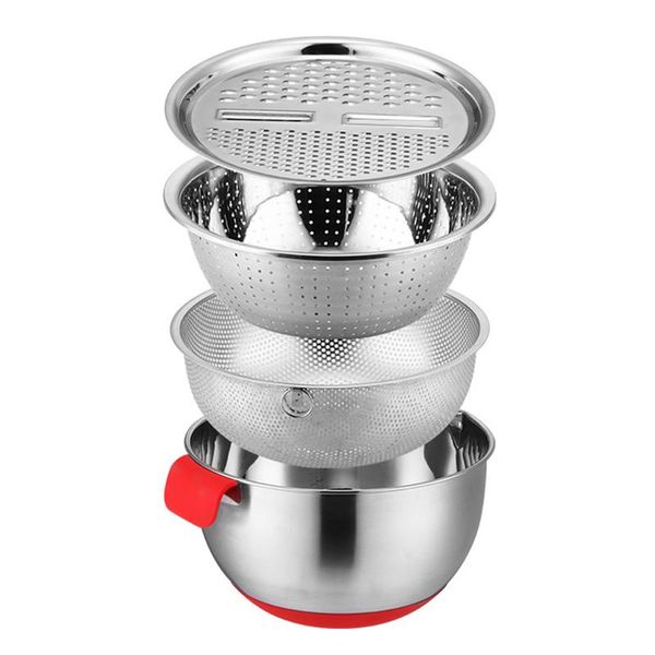 non slip oil filter stackable mixing bowl set home kitchen stainless steel with grater handle cooking baking easy clean bowls
non slip oil filter stackable mixing bowl set home kitchen stainless steel with grater handle cooking baking easy clean bowls