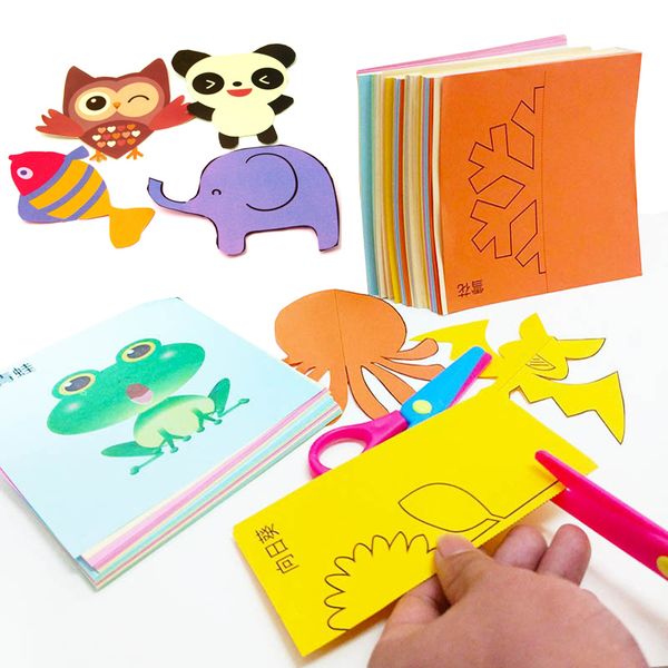 96pcs crafts children cartoon diy colorful paper cutting folding toys kinger garden kids educational art craft with scissor tools gifts earl
96pcs crafts children cartoon diy colorful paper cutting folding toys kinger garden kids educational art craft with scissor tools gifts earl