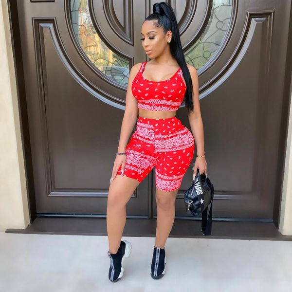 vintage loungewear co-ord outfits for women paisley bandanna print tank and skinny sport short active wear two piece suits women's trac, Gray
vintage loungewear co-ord outfits for women paisley bandanna print tank and skinny sport short active wear two piece suits women's trac, Gray