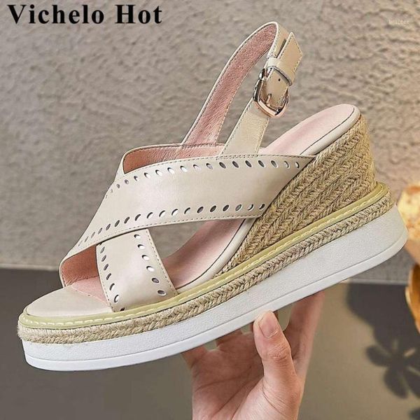 dress shoes vichelo genuine leather buckle strap straw decoration peep round toe retro gladiator wedges platform casual l071, Black
dress shoes vichelo genuine leather buckle strap straw decoration peep round toe retro gladiator wedges platform casual l071, Black
