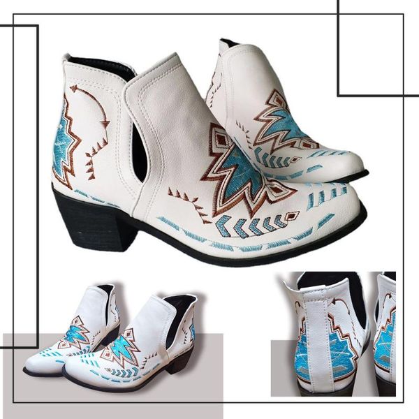 boots 2021 cowboy for women winter and autumn shoes embroidered floral short modern fashion ladies 2022, Black
boots 2021 cowboy for women winter and autumn shoes embroidered floral short modern fashion ladies 2022, Black