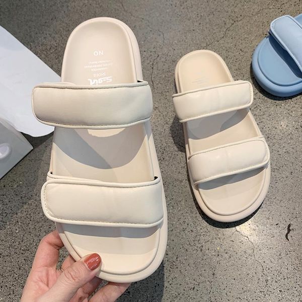 slippers women sandals 2021 summer fashion breathable wedges comfortable slip on round toe thick bottom causal platform shoes, Black
slippers women sandals 2021 summer fashion breathable wedges comfortable slip on round toe thick bottom causal platform shoes, Black