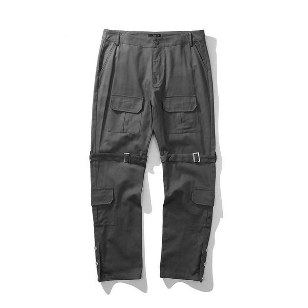multi-pocket overalls men's breasted straight-leg pants high street fashion brand functional casual trousers men, Black
multi-pocket overalls men's breasted straight-leg pants high street fashion brand functional casual trousers men, Black