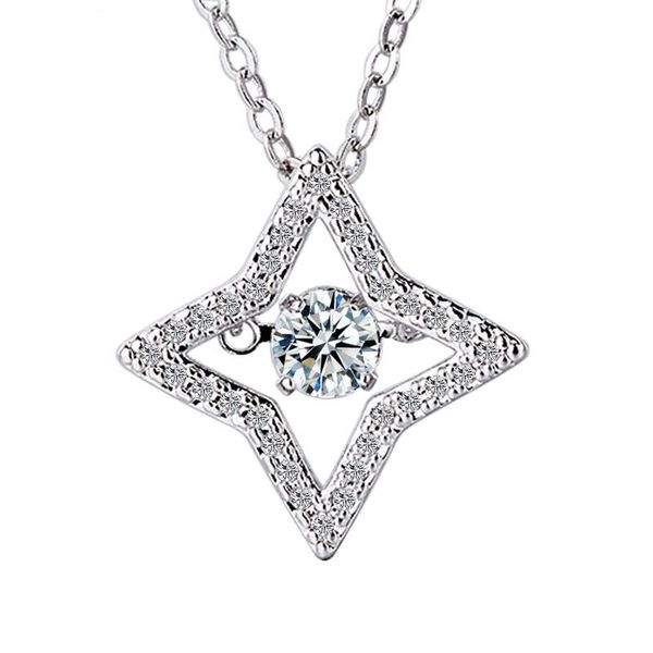 pendant necklaces fashion female jewelry net red chain crystal rotate star necklace for wife valentine mother's day birthday gift, Silver
pendant necklaces fashion female jewelry net red chain crystal rotate star necklace for wife valentine mother's day birthday gift, Silver