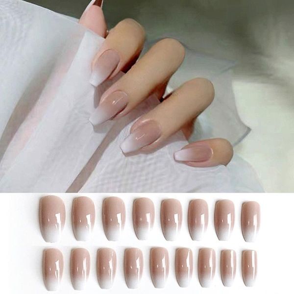 false nails 24pcs/box ballerina detachable artificial full cover gradient white coffin fake nail tips wearable, Red;gold
false nails 24pcs/box ballerina detachable artificial full cover gradient white coffin fake nail tips wearable, Red;gold