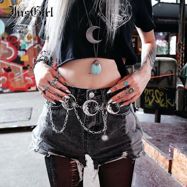 insgirl harajuku gothic chain belt women y2k streetwear punk metal vinateg mall goth sun moon chain pendant chain belt female, Silver
insgirl harajuku gothic chain belt women y2k streetwear punk metal vinateg mall goth sun moon chain pendant chain belt female, Silver