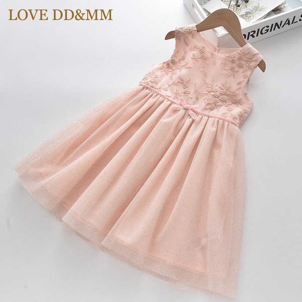 love dd&mm girls dresses summer pink mesh party dress flower embroidery bow vest dress for girl 3-8 years 210715, Red;yellow
love dd&mm girls dresses summer pink mesh party dress flower embroidery bow vest dress for girl 3-8 years 210715, Red;yellow