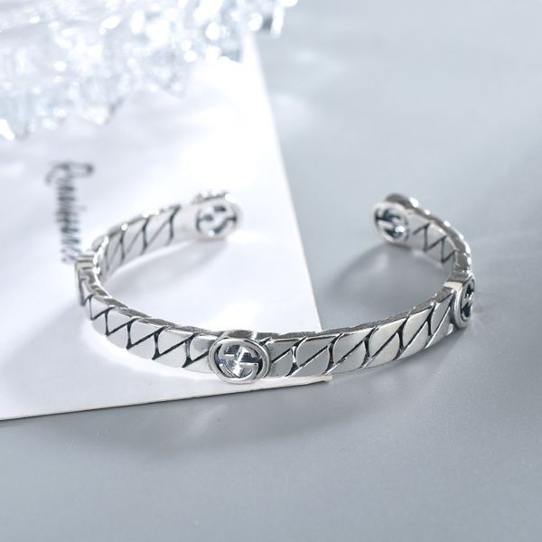 thai silver interlocking bracelet valentine's day gift straight fine jewellery for sale, Black
thai silver interlocking bracelet valentine's day gift straight fine jewellery for sale, Black