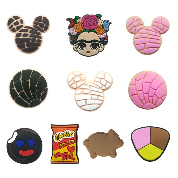 100pcs/lot custom mexican theme pvc shoe charms shoecharm buckles fashion accessories soft rubber jibitz for croc shoes, White;pink
100pcs/lot custom mexican theme pvc shoe charms shoecharm buckles fashion accessories soft rubber jibitz for croc shoes, White;pink