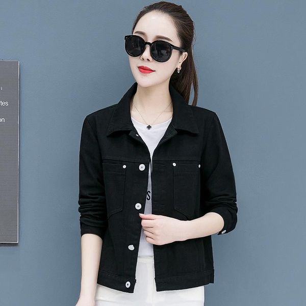 women's jackets lucyever loose women denim jacket fashion spring long sleeve girls short jean coat casual turn down collar korean stree, Black;brown
women's jackets lucyever loose women denim jacket fashion spring long sleeve girls short jean coat casual turn down collar korean stree, Black;brown