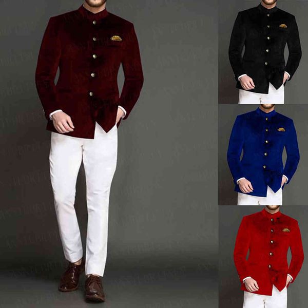 men's suits & blazers 2021 burgundy veet suit men stand-up collar blazer custom made groomsmen wedding marriage clothes jacket wit, White;black
men's suits & blazers 2021 burgundy veet suit men stand-up collar blazer custom made groomsmen wedding marriage clothes jacket wit, White;black