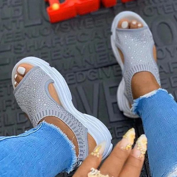 sandals shoes women platform 2021 slip on stretch fabric summer women's comfort walking ladies sandalias female casual footwear, Black
sandals shoes women platform 2021 slip on stretch fabric summer women's comfort walking ladies sandalias female casual footwear, Black